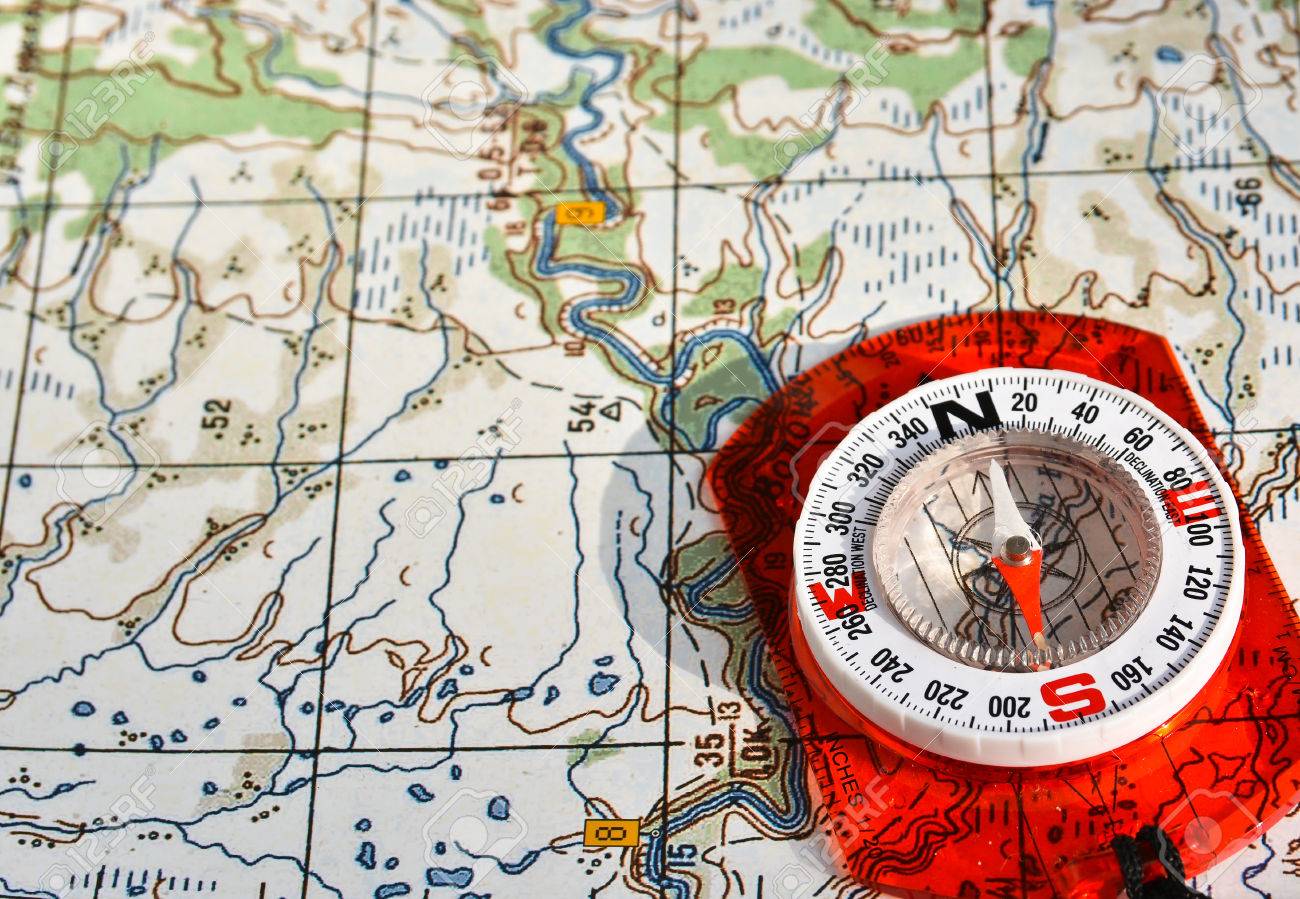 compass-and-a-map-orienteering